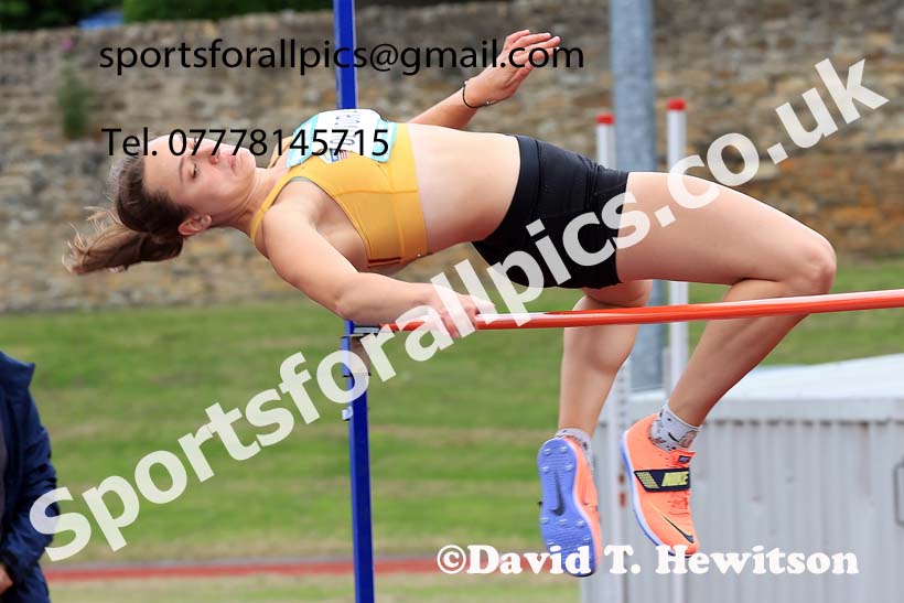 Womens Heptathlon High Jump, 2024 EAP International Combined events, Hewcham, Northumberland.  Photo: David T. Hewitson/Sports for All Pics
